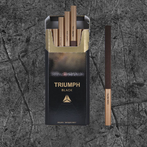 Сигареты Триумф Блек Слим (Triumph Black Slims 6.2/100)